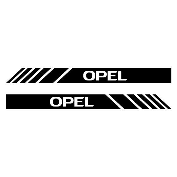 Pegatinas: Retrovisor Opel