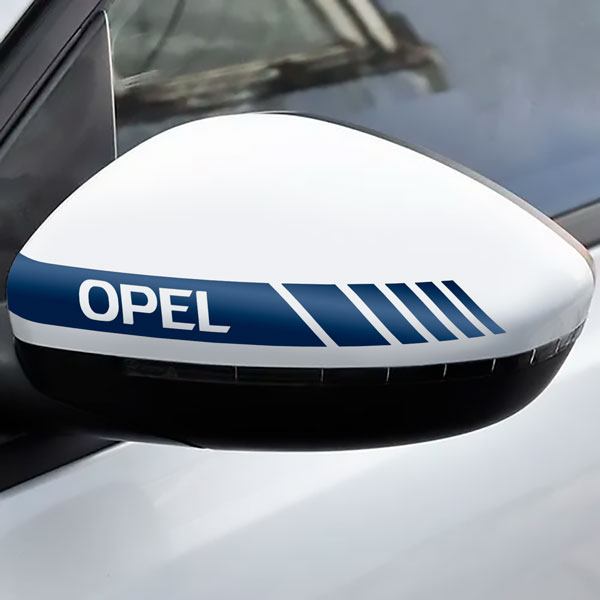 Pegatinas: Retrovisor Opel