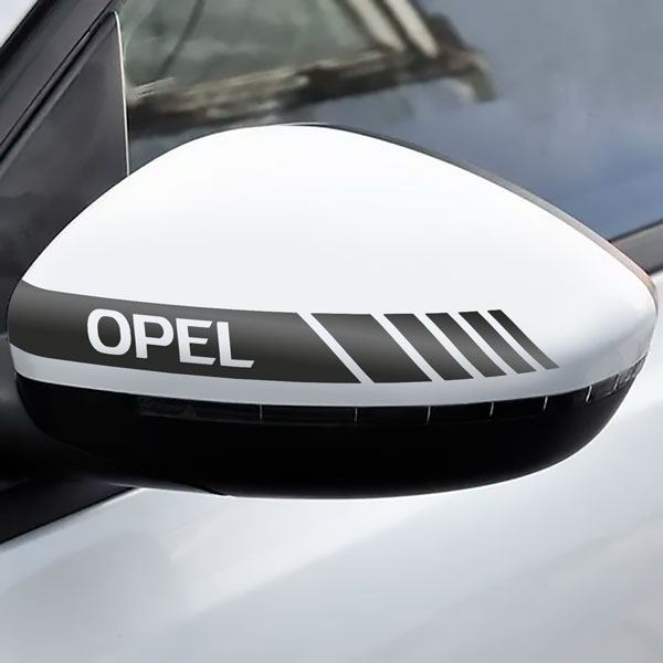 Pegatinas: Retrovisor Opel