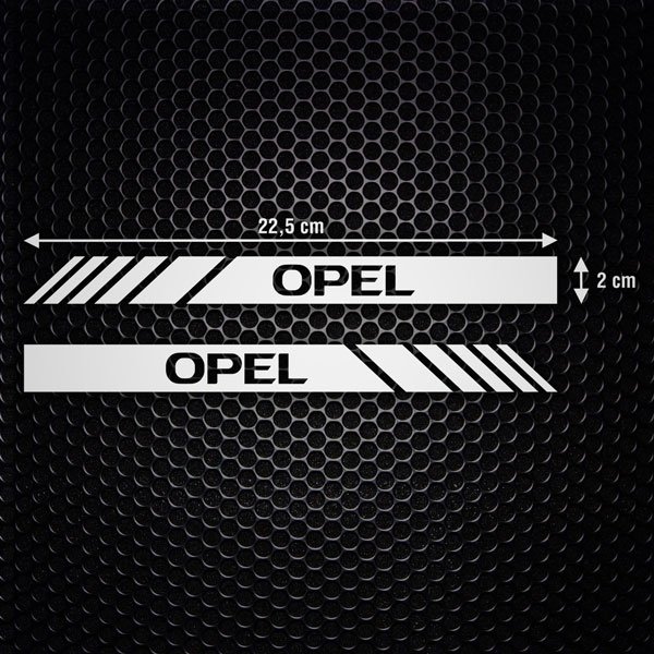 Pegatinas: Retrovisor Opel