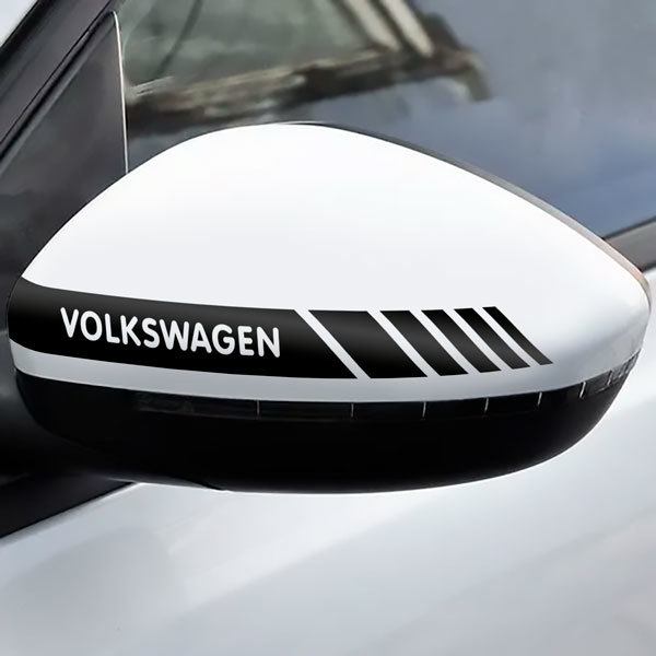 Pegatinas: Retrovisor Volkswagen