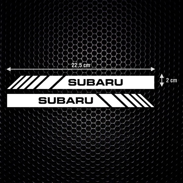 Pegatinas: Retrovisor Subaru