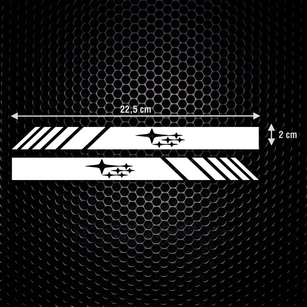 Pegatinas: Retrovisor Logo Subaru