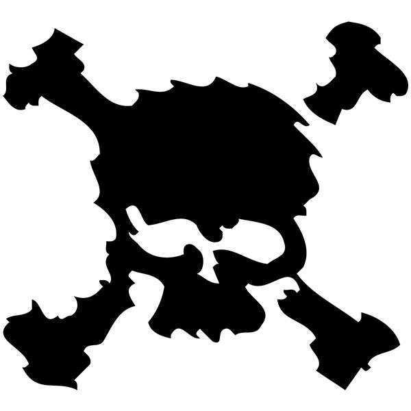 Pegatinas: Calavera Pirata