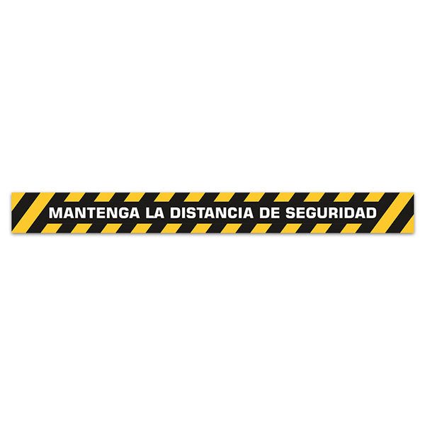 Pegatinas: Vinilo Distancia de Seguridad 1
