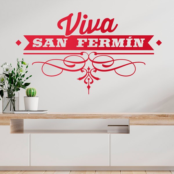 Vinilos Decorativos: Viva San Fermín