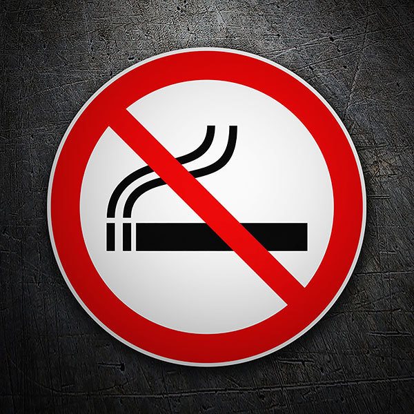 Pegatinas: Prohibido fumar