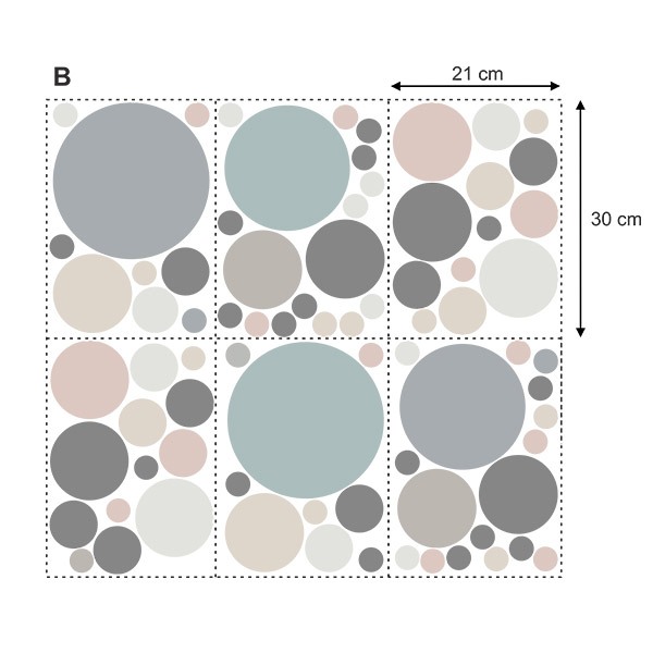Vinilos Decorativos: Set Círculos Divertidos