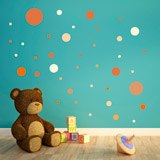 Vinilos Decorativos: Set Círculos Tonos Tierra 3