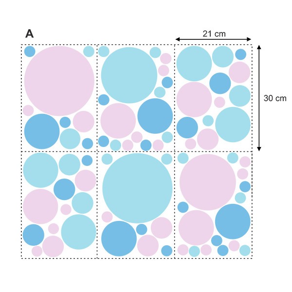 Vinilos Decorativos: Set Círculos Tonos Elegantes
