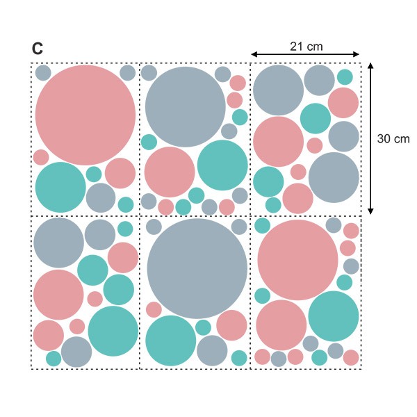 Vinilos Decorativos: Set Círculos Tonos Elegantes