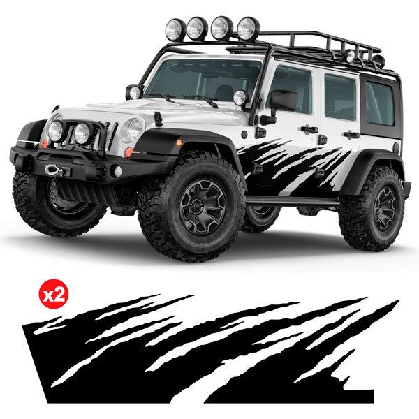Pegatinas: Kit Adhesivos Laterales Aventura para 4x4 4 Puerta