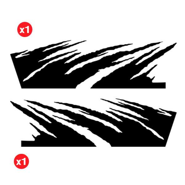 Pegatinas: Aventura para 4x4 4 Puertas