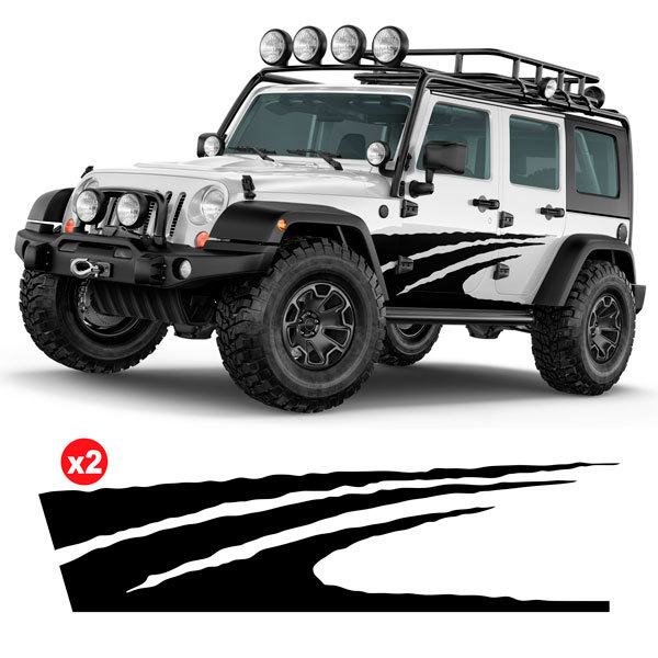 Pegatinas: Kit Adhesivos Laterales Camino para 4x4 4 Puertas