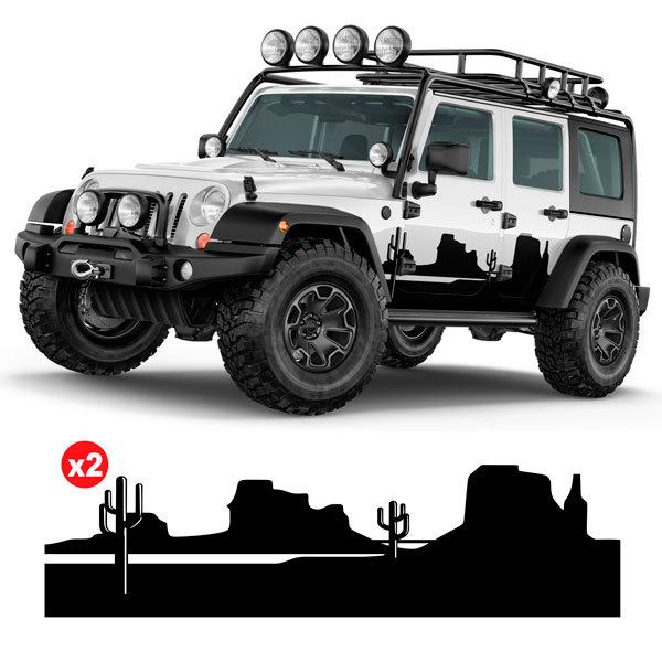 Pegatinas: Pegatinas de Montañas para 4x4