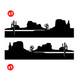 Pegatinas: Pegatinas de Montañas para 4x4 2