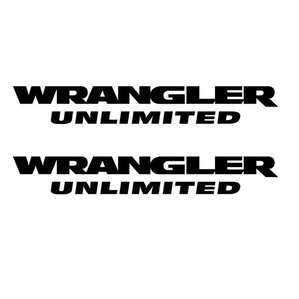 Pegatinas: Set 2X Lateral Wrangler Unlimited