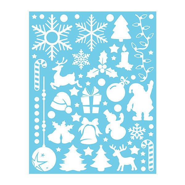 Vinilos Decorativos: Set 59X Adornos Navideños 2
