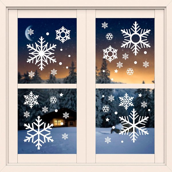 Vinilos Decorativos: Set 45X Adornos Navideños 3