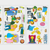 Vinilos Infantiles: Set 34X Los Simpson 5