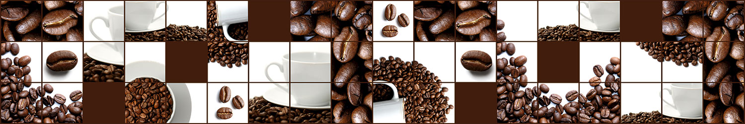 Fotomurales: Collage Caf&eacute;