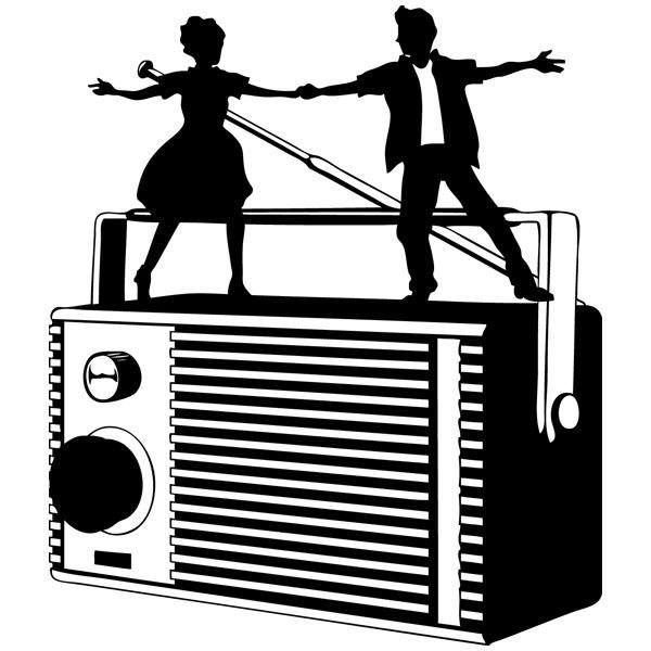 Vinilos Decorativos: Bailando sobre la radio