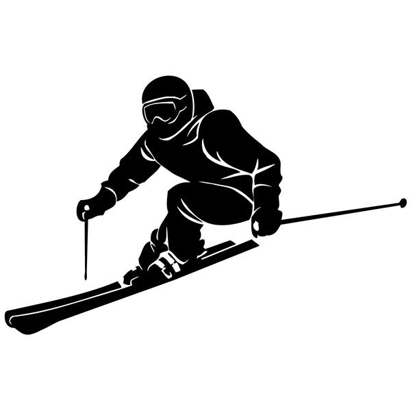 Pegatinas: Esquí Competición