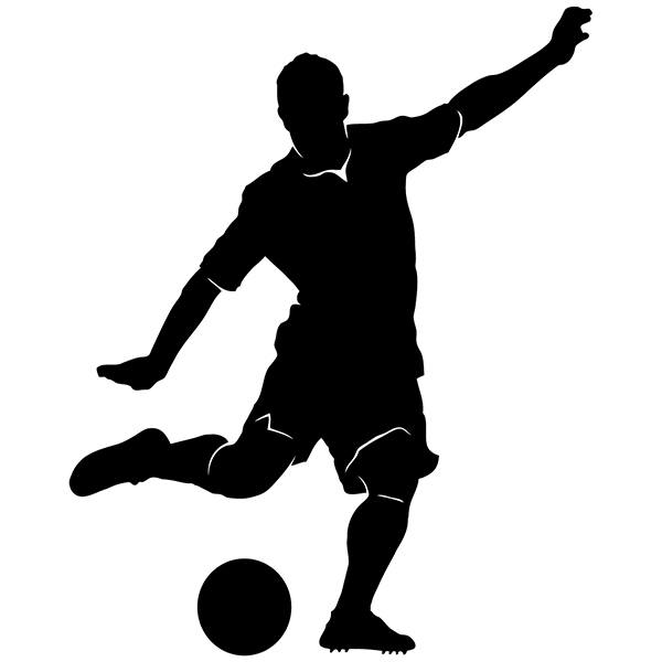 Pegatinas: Futbolista Penalti