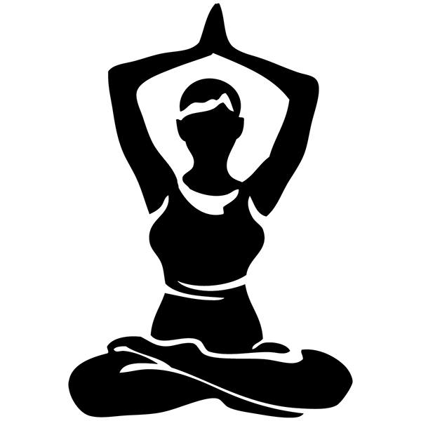 Pegatinas: Asana yoga