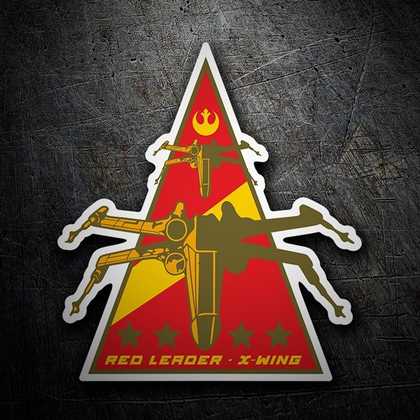 Pegatinas: Red Leader - X-Wing 