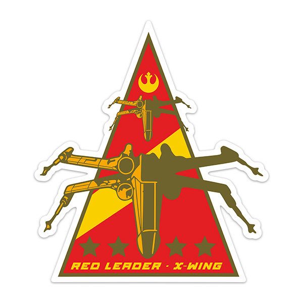 Pegatinas: Red Leader - X-Wing 