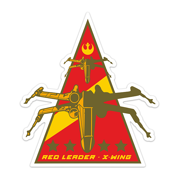 Pegatinas: Red Leader - X-Wing 