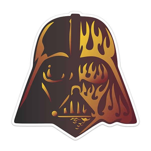 Pegatinas: Darth Vader Lado Oscuro