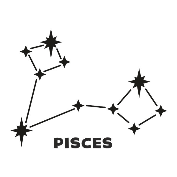 Vinilos Decorativos: Constelación Piscis