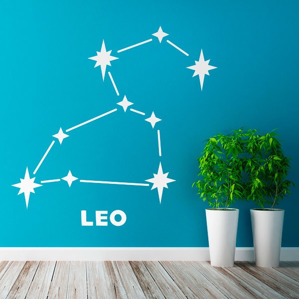 Vinilos Decorativos: Constelación Leo