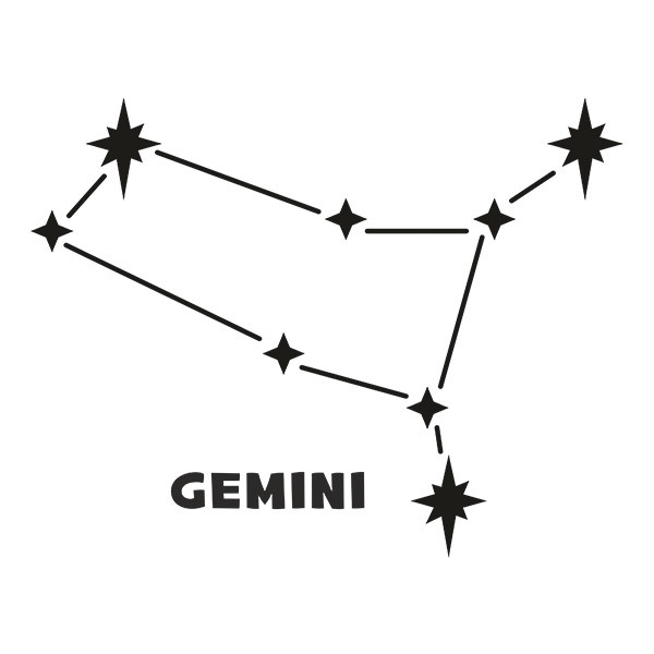 Vinilos Decorativos: Constelación Géminis