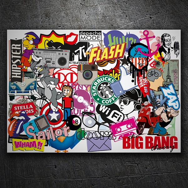 Pegatinas: Sticker Bomb Series de Tv