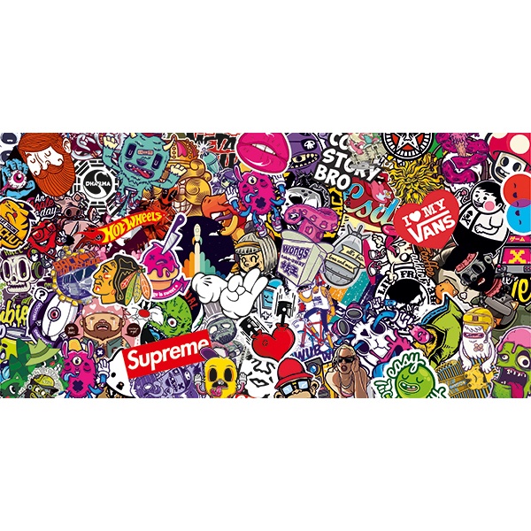 Pegatinas: Sticker Bomb Skate