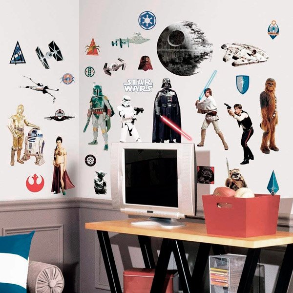 Vinilos Decorativos: Personajes Clásicos Star Wars