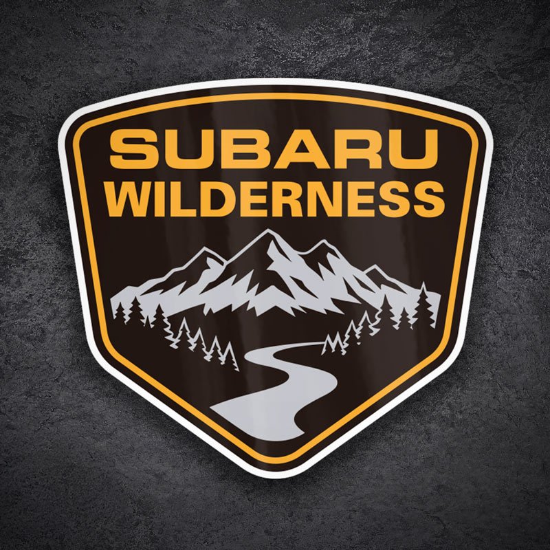 Pegatinas: Subaru Wilderness Montaña