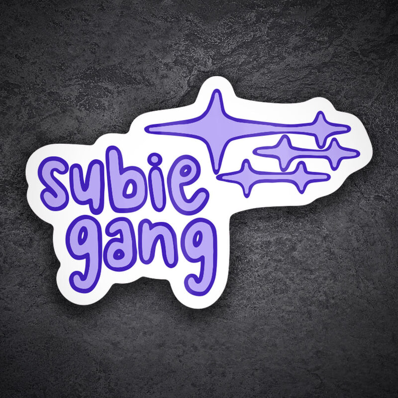 Pegatinas: Subie Gang Estilo Cute