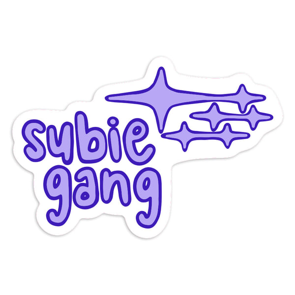 Pegatinas: Subie Gang Estilo Cute