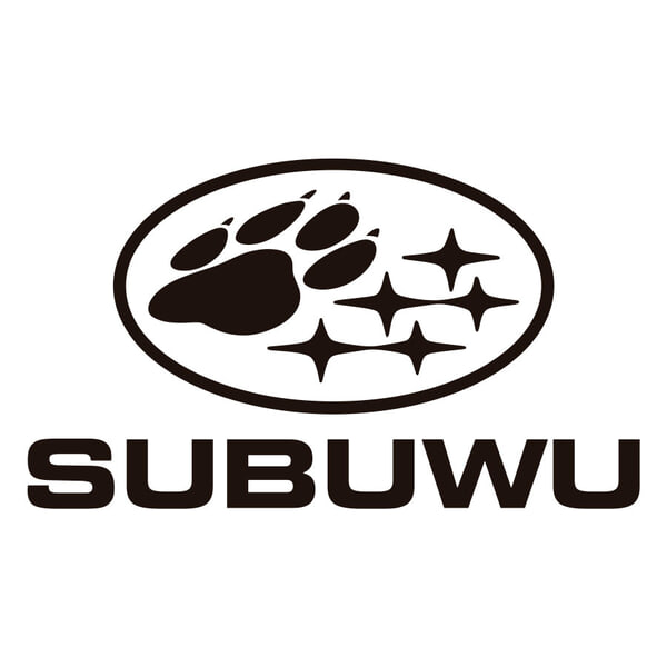 Pegatinas: Subuwu Huellitas Subaru