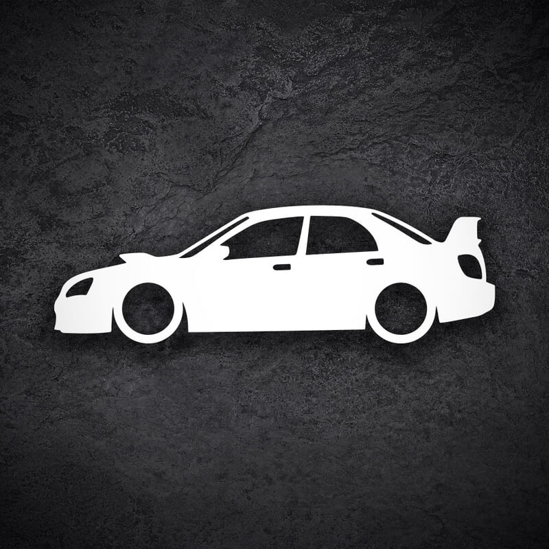 Pegatinas: Silueta Subaru Impreza WRX STI