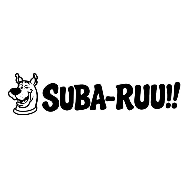 Pegatinas: Scooby-Doo Suba-Ruu!! Fans Subaru