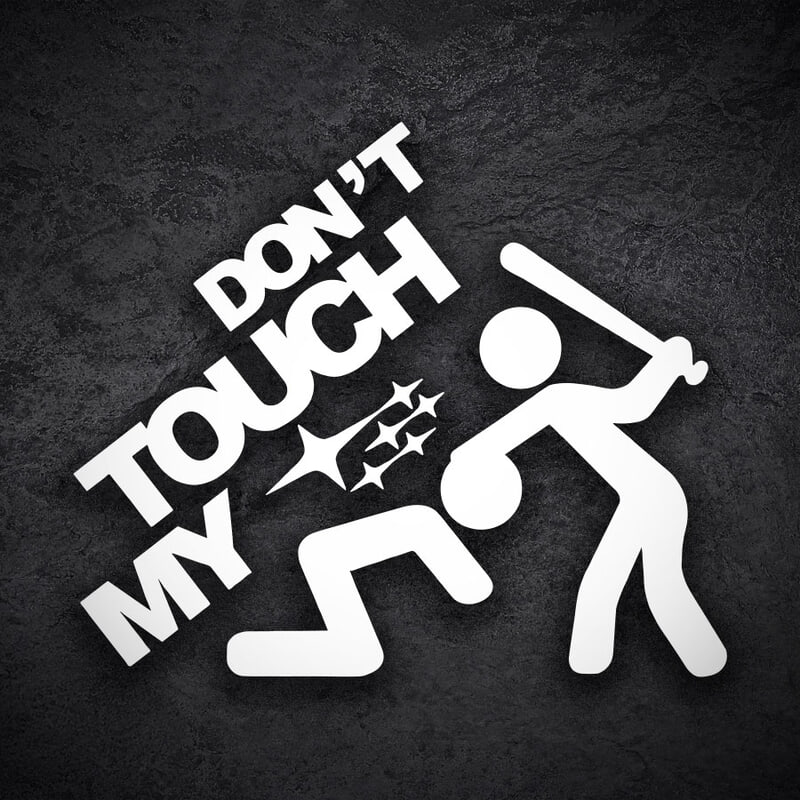 Pegatinas: Dont Touch My Subaru
