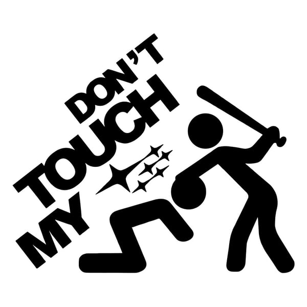 Pegatinas: Dont Touch My Subaru