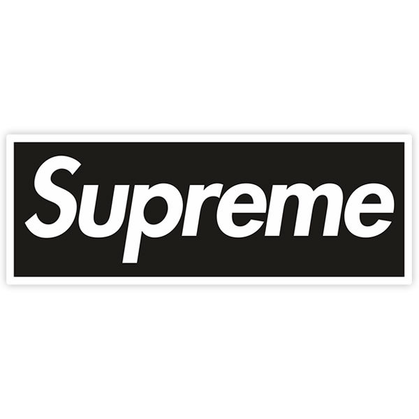 Pegatinas: Supreme negro
