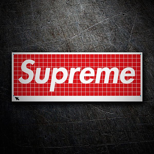Pegatinas: Supreme Recorte