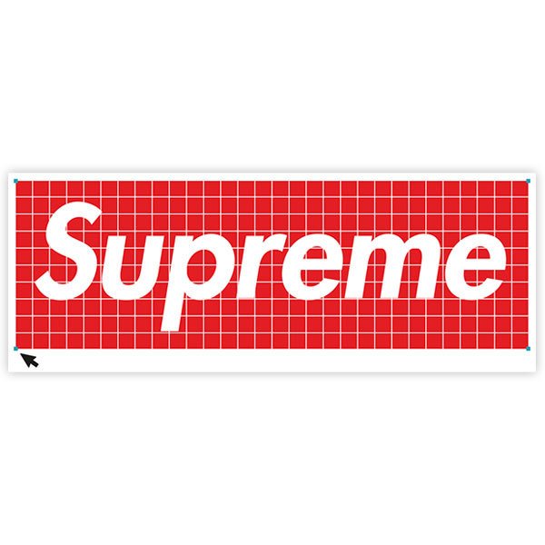 Pegatinas: Supreme Recorte